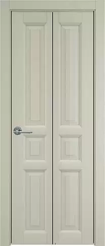 Дверь Milano Книжка Porta Classic Серо-оливковая эмаль (RAL 7032) без стекла