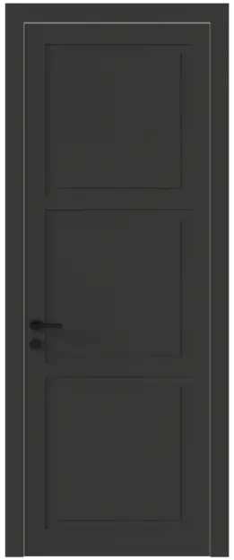 Межкомнатная дверь Tivoli Л-5, Без стекла (ДГ), цвет - Диамант серый