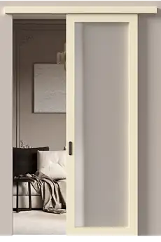 Дверь Tivoli / Тиволи З-1 Жемчужная эмаль (RAL 1013) со стеклом