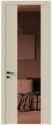 Дверь Tivoli Е-1 Версилк крем со стеклом