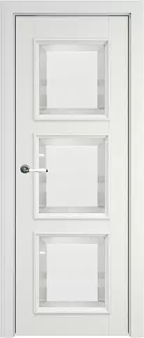 Дверь Milano Porta Classic LUX Бежевая эмаль (RAL 9010) со стеклом