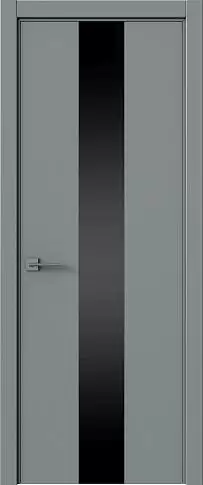 Дверь Tivoli Ж-5 Серебристо-серая эмаль (RAL 7045) со стеклом