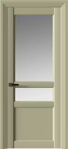 Дверь Imperia-R Neo Classic Decoro Серо-оливковая эмаль (RAL 7032) со стеклом