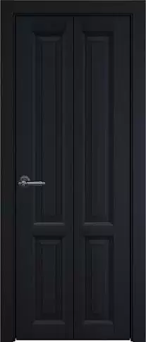 Дверь Dinastia Книжка Porta Classic Черная эмаль (RAL 9004) без стекла