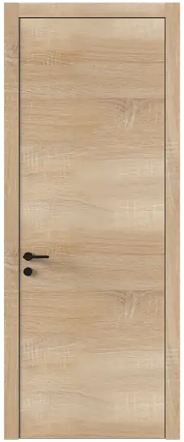 Межкомнатная дверь Tivoli А-4, Без стекла (ДГ), цвет - Дуб сонома светлый