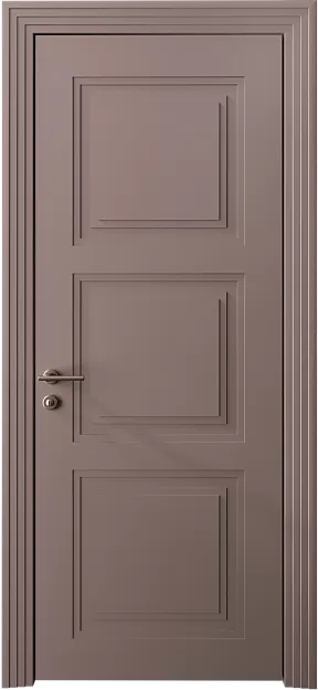 Межкомнатная дверь Milano Neo Classic Scalino, цвет - Серая стяжка эмаль (RAL 060-60-05), Без стекла (ДГ)