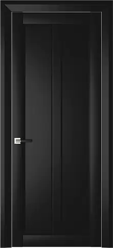 Дверь Prato Neo Classic Decoro Черная эмаль (RAL 9004) без стекла