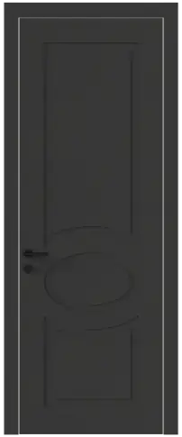 Дверь Tivoli Н-5 Диамант серый без стекла