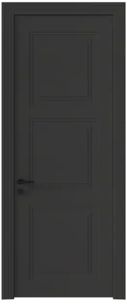 Межкомнатная дверь Milano Neo Classic Scalino, Без стекла (ДГ), цвет - Диамант серый