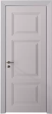 Дверь Siena Neo Classic Scalino Серый Флокс эмаль (RAL без номера) без стекла