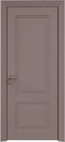 Дверь Dinastia Neo Classic Scalino Серо-Розовый мордовник эмаль по шпону (RAL 020-60-05) без стекла