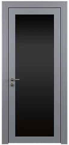 Дверь Tivoli З-1 Серебристо-серая эмаль (RAL 7045) со стеклом