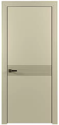 Дверь Tramonto Moderno Серо-оливковая эмаль (RAL 7032) без стекла
