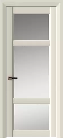Дверь Siena Neo Classic Decoro Бежевая эмаль (RAL 9010) со стеклом