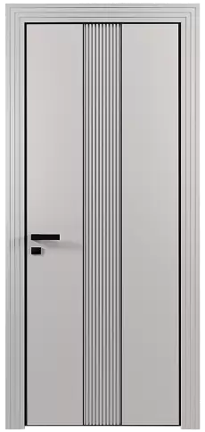 Дверь Pilastro Moderno Серая эмаль (RAL 7047) без стекла