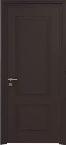 Дверь Dinastia Neo Classic Scalino Чёрный Базальт эмаль по шпону (RAL 040-30-05) без стекла