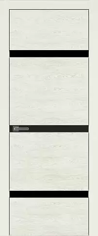 Дверь Tivoli Г-4 Жемчужная эмаль по шпону (RAL 1013) без стекла