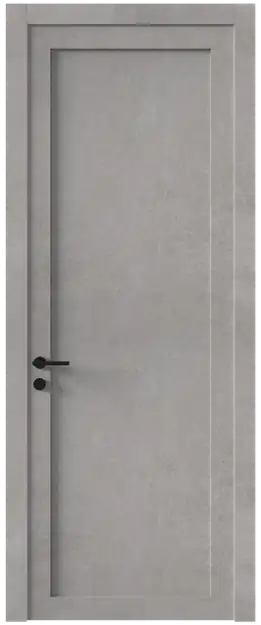 Межкомнатная дверь Tivoli З-4, Без стекла (ДГ), цвет - Белый камень