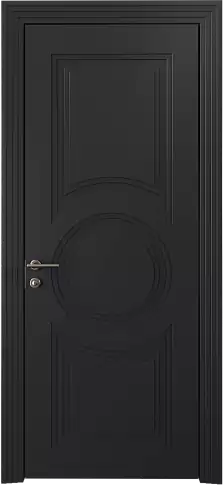 Дверь Ravenna Neo Classic Scalino Черная эмаль (RAL 9004) без стекла