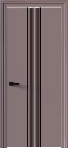 Дверь Pilastro Moderno Серо-Розовый мордовник эмаль (RAL 020-60-05) без стекла