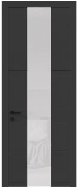 Межкомнатная дверь Tivoli Ж-2, Со стеклом (ДО), цвет - Диамант серый