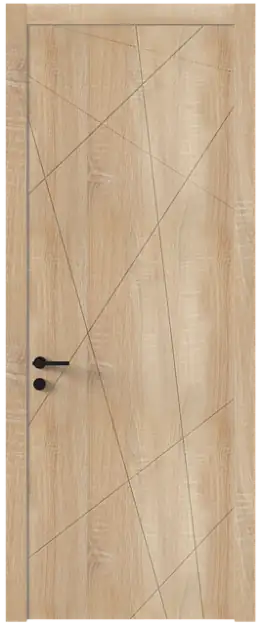 Межкомнатная дверь Tivoli В-5, Без стекла (ДГ), цвет - Дуб сонома светлый