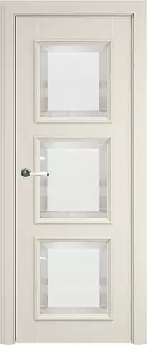 Дверь Milano Porta Classic LUX Жемчужная эмаль (RAL 1013) со стеклом