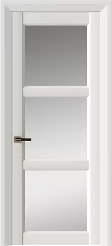 Дверь Milano Neo Classic Decoro Белая эмаль (RAL 9003) со стеклом