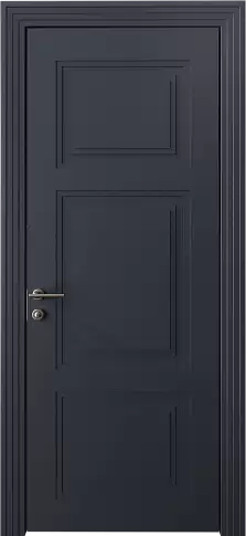Дверь Siena Neo Classic Scalino Графитово-серая эмаль (RAL 7024) без стекла