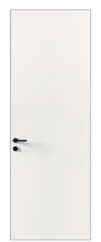 Дверь Tivoli&nbsp;А-4 Невидимка Белоснежная мягкая шагрень без стекла