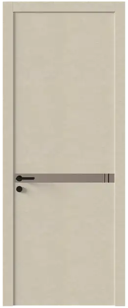 Межкомнатная дверь Tivoli / Тиволи Б-4, Со стеклом (ДО), цвет - Версилк крем