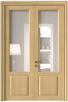 Дверь Dinastia Porta Classic / Династия Порта Классик Дуб карамель со стеклом