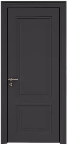 Дверь Dinastia Neo Classic Scalino Черная эмаль по шпону (RAL 9004) без стекла