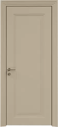 Дверь Domenica Neo Classic Scalino Серое Льняное волокно эмаль по шпону (RAL 075-70-10) без стекла