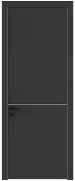 Межкомнатная дверь Tivoli Б-3, Без стекла (ДГ), цвет - Диамант серый