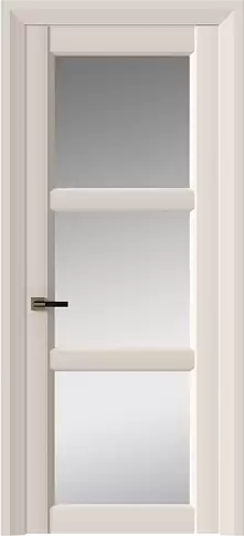 Дверь Milano Neo Classic Decoro Грязный Белый эмаль (RAL 070-90-05) со стеклом