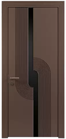 Дверь Cascato Moderno Коричневый Тик эмаль (RAL 050-50-10) без стекла