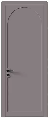 Дверь Luna Moderno Серо-Розовый мордовник эмаль (RAL 020-60-05) без стекла