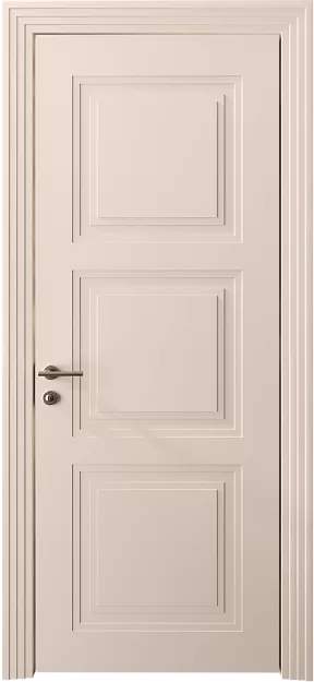 Межкомнатная дверь Milano Neo Classic Scalino, цвет - Бежевое Ядро Миндаля эмаль (RAL 070-85-05), Без стекла (ДГ)