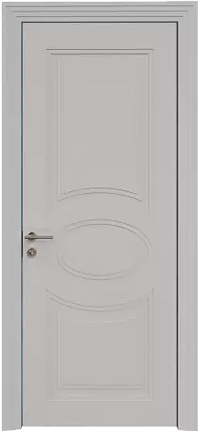 Дверь Florencia Neo Classic Scalino Серая эмаль по шпону (RAL 7047) без стекла
