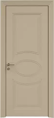 Дверь Florencia Neo Classic Scalino Серое Льняное волокно эмаль по шпону (RAL 075-70-10) без стекла