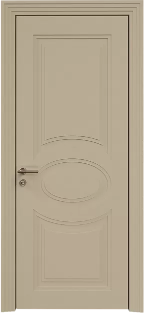 Межкомнатная дверь Florencia Neo Classic Scalino, цвет - Серое Льняное волокно эмаль по шпону (RAL 075-70-10), Без стекла (ДГ)