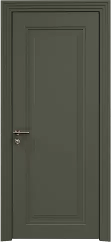 Дверь Domenica Neo Classic Scalino Серый Мох эмаль по шпону (RAL 7003) без стекла
