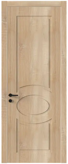 Межкомнатная дверь Tivoli Н-5, Без стекла (ДГ), цвет - Дуб сонома светлый