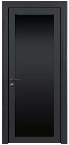 Дверь Tivoli З-1 Графитово-серая эмаль (RAL 7024) со стеклом