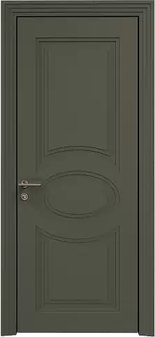 Дверь Florencia Neo Classic Scalino Серый Мох эмаль по шпону (RAL 7003) без стекла