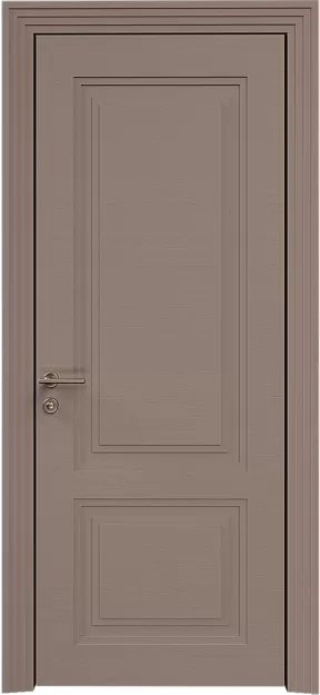 Межкомнатная дверь Dinastia Neo Classic Scalino, цвет - Серая стяжка эмаль по шпону (RAL 060-60-05), Без стекла (ДГ)