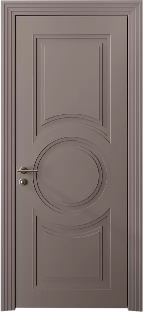 Межкомнатная дверь Ravenna Neo Classic Scalino, цвет - Серая стяжка эмаль (RAL 060-60-05), Без стекла (ДГ)