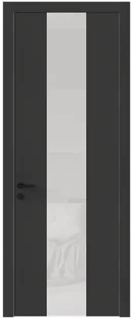 Межкомнатная дверь Tivoli Ж-5, Со стеклом (ДО), цвет - Диамант серый