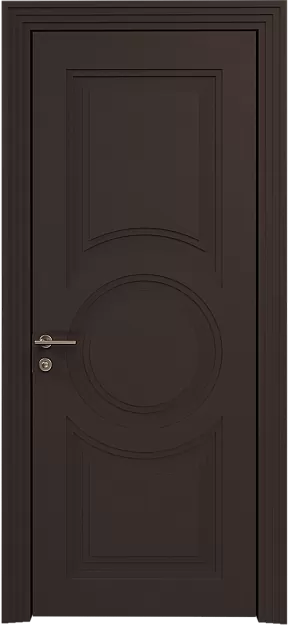 Межкомнатная дверь Ravenna Neo Classic Scalino, цвет - Чёрный Базальт эмаль по шпону (RAL 040-30-05), Без стекла (ДГ)
